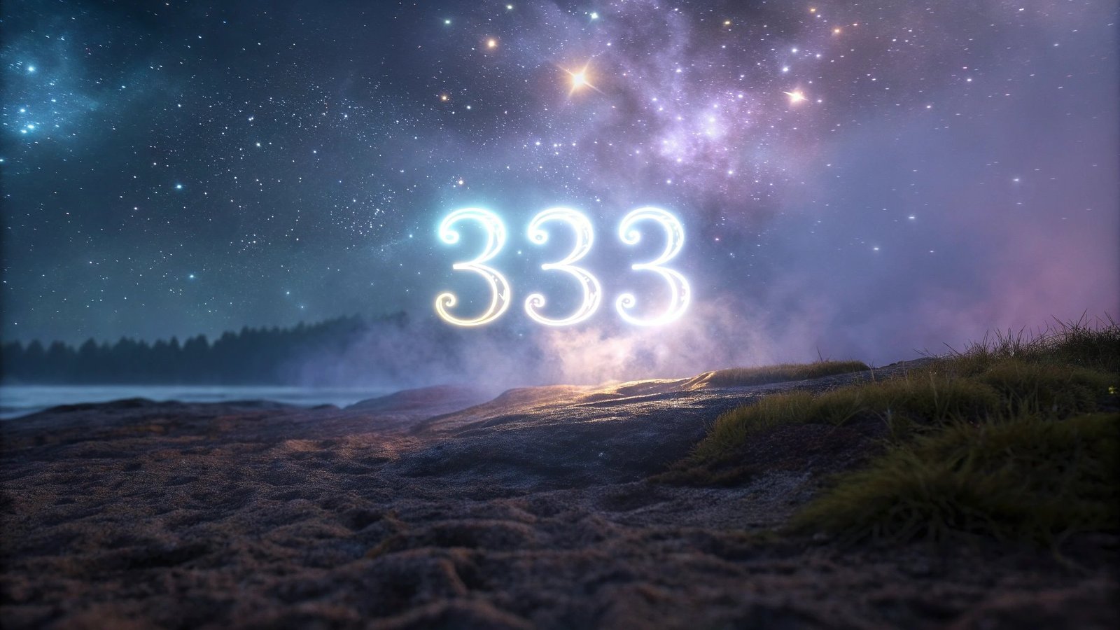 333 glowing representing angel meaning 333 and spiritual awakening